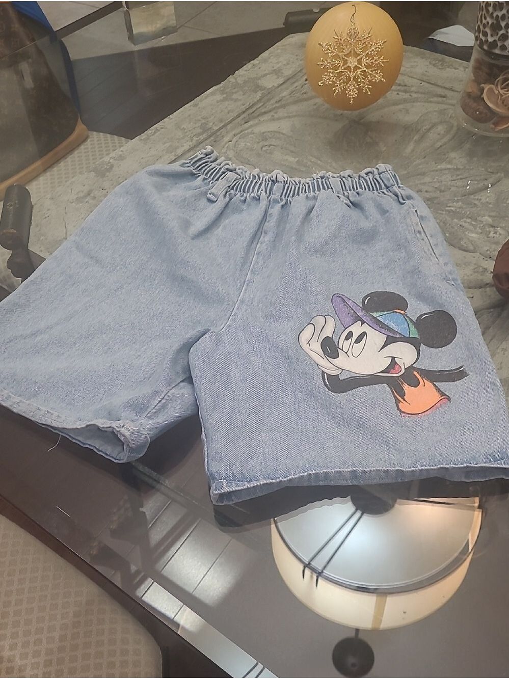 Disney Jerry Leigh Vintage Womens Medium Waistband Jean Shorts Bermuda